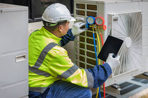Professional Hvac technician working in Westwood, CA